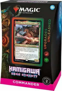 MtG TCG Kamigawa Neon Dynasty Upgrades Unleashed Commander Deck - Image 1