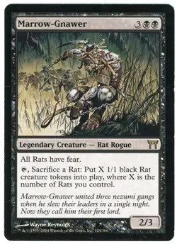 Marrow-Gnawer 124/306 Champions of Kamigawa 2004 (CHK) Moderately Played MP MTG - Image 1