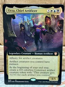 Urza, Chief Artificer EXTENDED FOIL The Brothers' War Commander LP MTG - Image 1