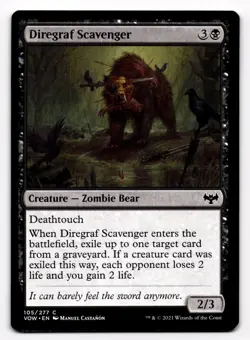 MTG Innistrad Crimson Vow Diregraf Scavenger 105/277 Magic the Gathering - Image 1