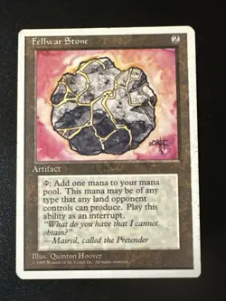 Fellwar Stone X1 4th Edition Ex Cond See Pics English - Image 1