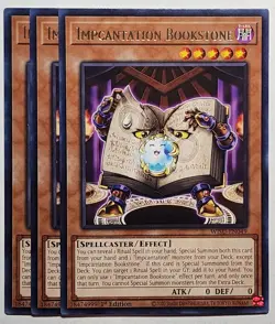 Yugioh x3 Impcantation Bookstore WISU-EN 049 Rare 1st Edition - Image 1