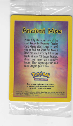 Ancient Mew 2000 Pokemon Movie Vintage Promotion Card Holo New Factory Sealed! - Image 2