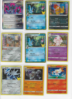 Lot of (9) Pokemon Holo Rare Cards SWSH Dialga Machamp Mimikyu Scorbunny - Image 1