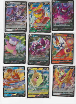 Lot of (9) Pokemon V Ultra Rare SWSH Cards Morpeko Crobat Genesect Zamazenta - Image 1