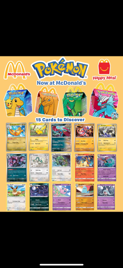 11 Mcdonalds Happy Meal 2025 Pokemon Card Packs - Image 3
