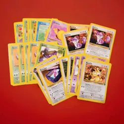 Pokemon Vintage Cards Lot - Team Rocket - 25 Cards - LP-HP - Image 1