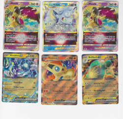 Lot of (6) Pokemon Ex Vstar Cards Scarlet & Violet Mawile Miraidon Bellibot - Image 1