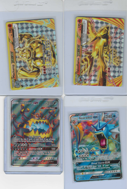 Lot of (4) Pokemon Full Art Cards Rare Machamp TalonFlame Guzzlord Gyarados - Image 1