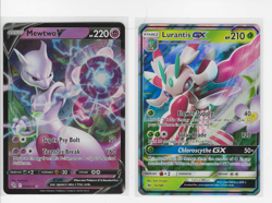 Lot of (2) Pokemon Cards Mewtwo V and Lurantis GX NM / MT - Image 1
