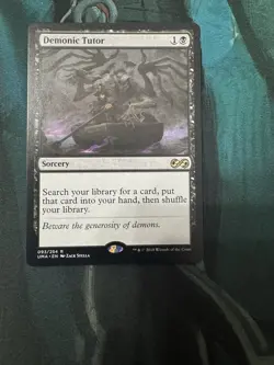 MTG Demonic Tutor Ultimate Masters NM Magic the Gathering Card - Image 1