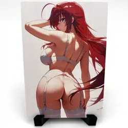 High School DxD Rias Gremory Sexy Lingerie Anime Waifu Goddess Story Art Card - Image 1