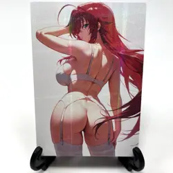 High School DxD Rias Gremory Sexy Lingerie Anime Waifu Goddess Story Art Card - Image 2