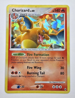 Charizard LV. 60 Arceus Cracked Ice Holo 1/99 Pokemon TCG 2009 Card MP - Image 1