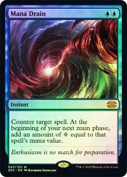 Mana Drain Foil Double Masters 2022 NM MTG - Image 1