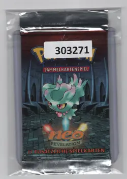 (303271) Pokemon GERMAN NEO REVELATION Booster Pack Unlimited Edition MISDREAVUS - Image 1