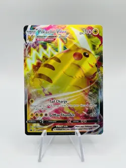Pokemon TCG - Pikachu VMAX - Sword & Shield Black Star Promo SWSH286 Full Art - Image 1