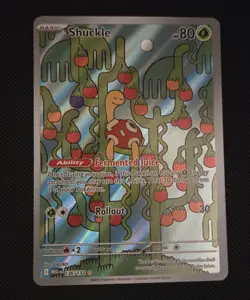 Pokemon TCG Mega Evolution Shuckle 136/132 Illustration Rare 🐢 - Image 1