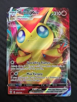 Pokemon TCG Victini VMAX Sword & Shield Battle Styles 022/163 Holo Ultra Rare NM - Image 1
