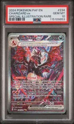 2024 POKEMON EN PALDEAN FATES #234 CHARIZARD EX SPECIAL ILLUSTRATION PSA 10 GEM! - Image 1