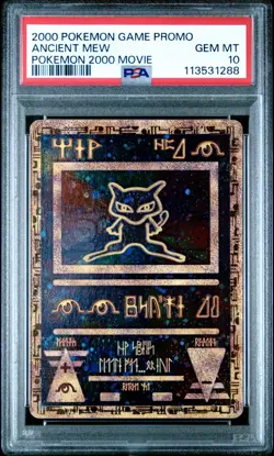 2000 VINTAGE POKEMON GAME MOVIE ANCIENT MEW POKEMON 2000 MOVIE PSA 10 GEM MINT! - Image 1
