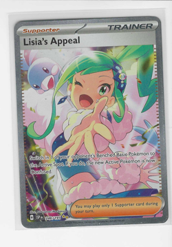 Lisia's Appeal #246 Pokemon Surging Sparks EN Scarlet & Violet 2024 SIR - Image 1