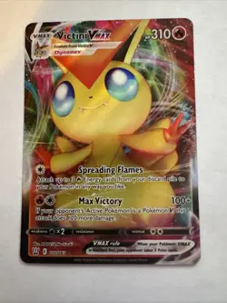 Pokemon TCG Victini VMAX Sword & Shield - Battle Styles 022/163 Holo Ultra Rare - Image 1