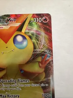 Pokemon TCG Victini VMAX Sword & Shield - Battle Styles 022/163 Holo Ultra Rare - Image 3
