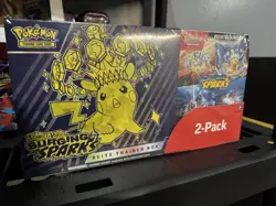 NEW 2-PACK Pokemon TCG Scarlet & Violet Surging Sparks | BOOSTER BUNDLE (Sealed) - Image 1