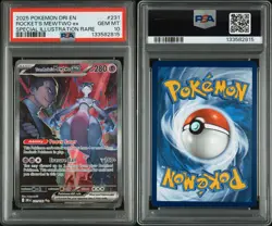 Pokemon 2025 Team Rocket's Mewtwo ex 231/182 SIR Destined Rivals GEM MINT PSA 10 - Image 3