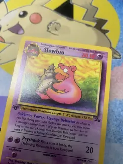 Pokemon TCG 1st Edition Slowbro 43/62 Fossil LP - Image 5