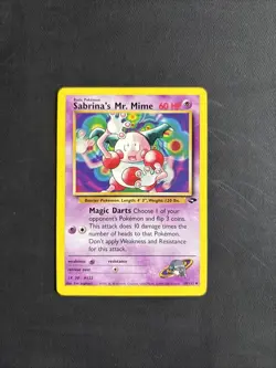 Pokemon TCG Sabrina's Mr. Mime Gym Challenge 59/132 Regular Uncommon Non Holo - Image 1