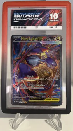 Mega Latias EX 181/132 ACE 10 - Perfect Subgrades - Pokemon Mega Evolutions - Image 1