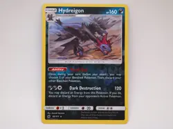 1x (EX) Hydreigon - 62/111 - Rare - Reverse Holo SM Crimson Invasion Pokemon - Image 1