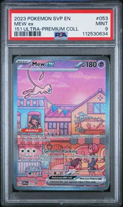 2023 POKEMON SVP EN BLACK STAR PROMO #053 MEW EX 151 ULTRA-PREMIUM PSA 9 MINT - Image 1