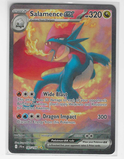 Salamence ex #187 Journey Together Pokemon 2025 Special Illustration Rare SIR - Image 1