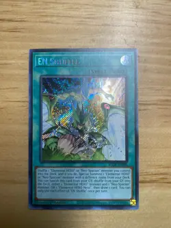 1 X YUGIOH EN Shuffle - BLCR-EN008 - Secret Rare 1st Edition - Image 1