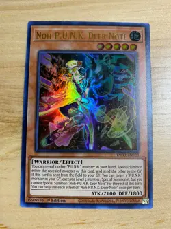 1 X YUGIOH Noh-P.U.N.K. Deer Note - DIFO-EN022 - Ultra Rare 1st Edition - Image 1