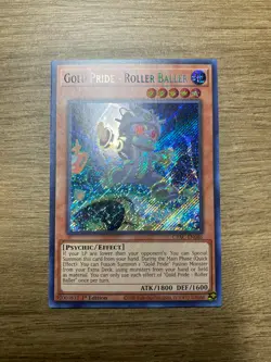 1 X YUGIOH Gold Pride - Roller Baller - CYAC-EN086 - Secret Rare 1st Edition - Image 1