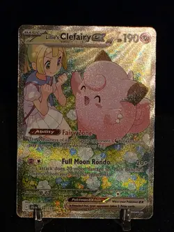 Pokemon TCG Journey Together Lillie's Clefairy EX Card 184/159 - Image 2