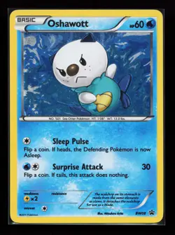 Oshawott BW08 Promo Black and White Promos Pokemon Card - Image 1