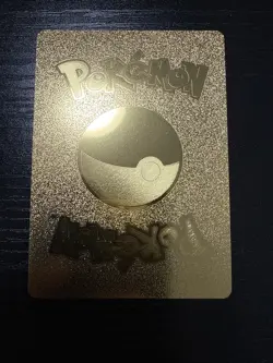 Pokemon M Mecha Pikachu EX HP1900 Goldfoil card Fan Art Display Card - Image 2