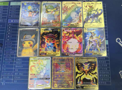 Pokemon/One Piece Metal Card Collectible Gift / Display Item DIY FunArt NEW - Image 2