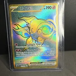 Pokemon TCG Chi-Yu EX 241/091 Paldean Fates Hyper Rare Card NM/M Condition - Image 1