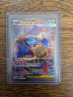 Mega Latias EX 181/132 Secret Rare Pokemon Card Mega Evolution English MINT - Image 1