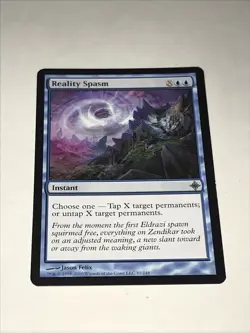 Magic the Gathering Reality Spasm Card - Image 1