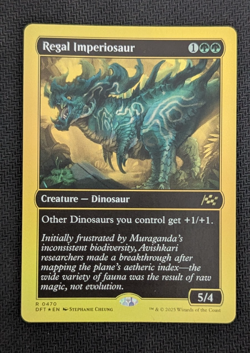 1x Regal Imperiosaur - Foil First-Place NM-Mint, English Aetherdrift MTG Magic - Image 1