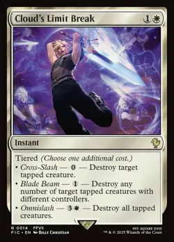 Cloud's Limit Break Light Play, English Magic the Gathering MTG Commander: Final - Image 1
