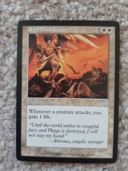 MTG Righteous Cause - onslaught - Image 1