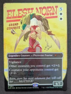 MTG Elesh Norn, Grand Cenobite 0811 Secret Lair Rainbow Foil Near Mint - Image 1